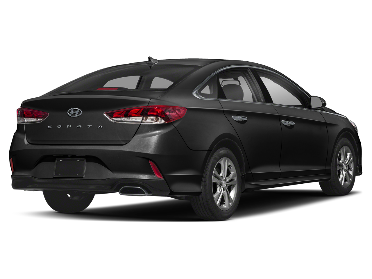2019 Hyundai Sonata — rear three-quarter view