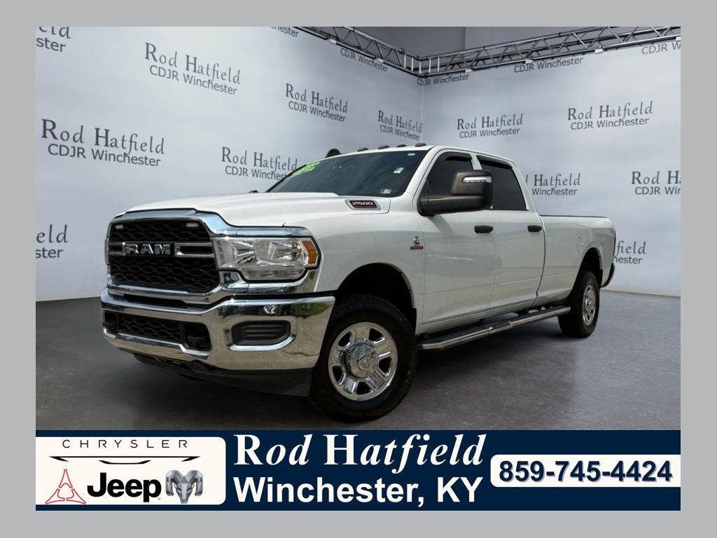 2023 RAM 2500 Tradesman in Bright White Clearcoat — front three-quarter view