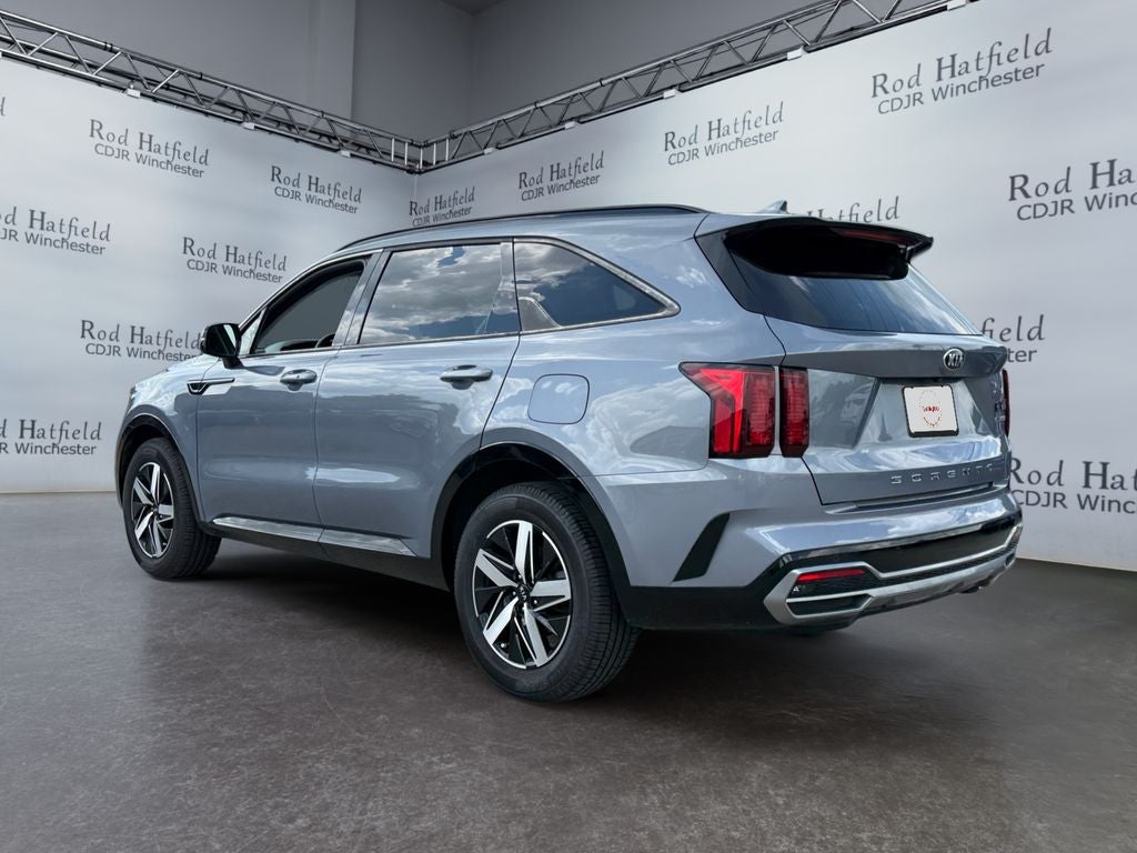 2021 Kia Sorento — rear three-quarter view