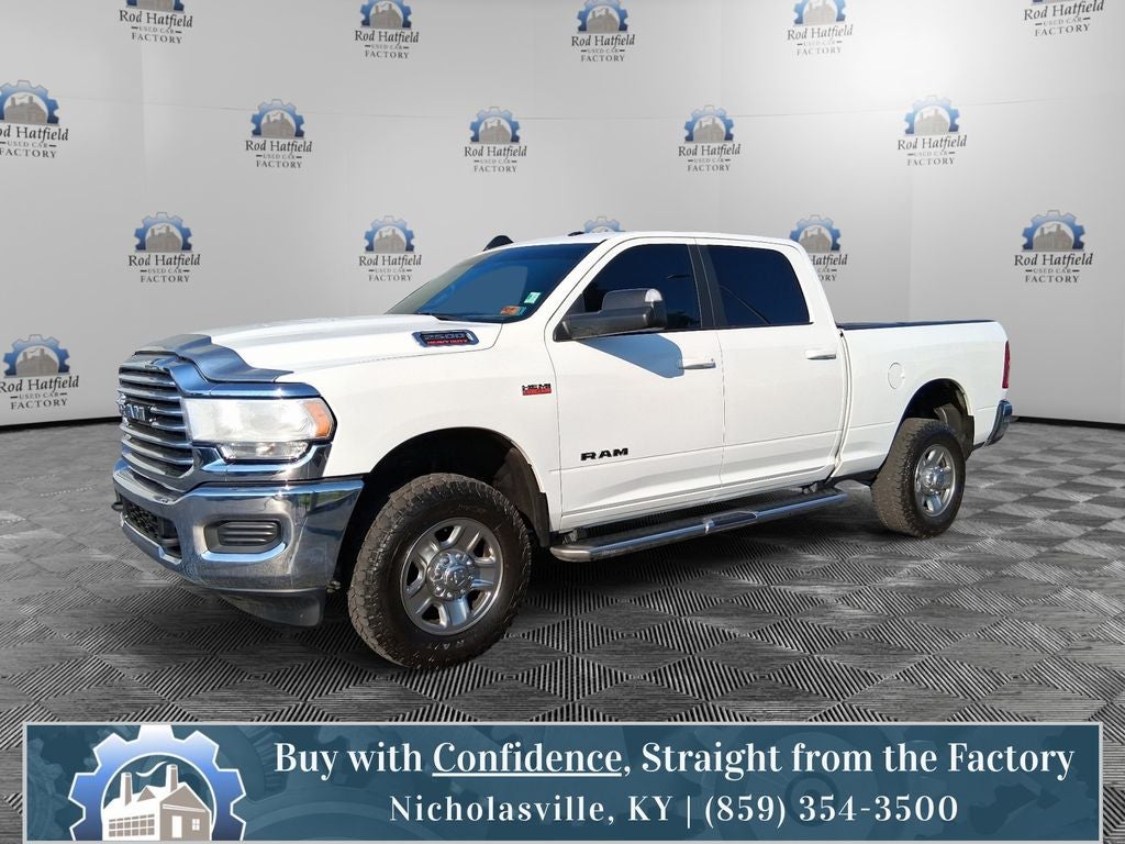2022 RAM 2500 Big Horn in Bright White Clearcoat — front three-quarter view