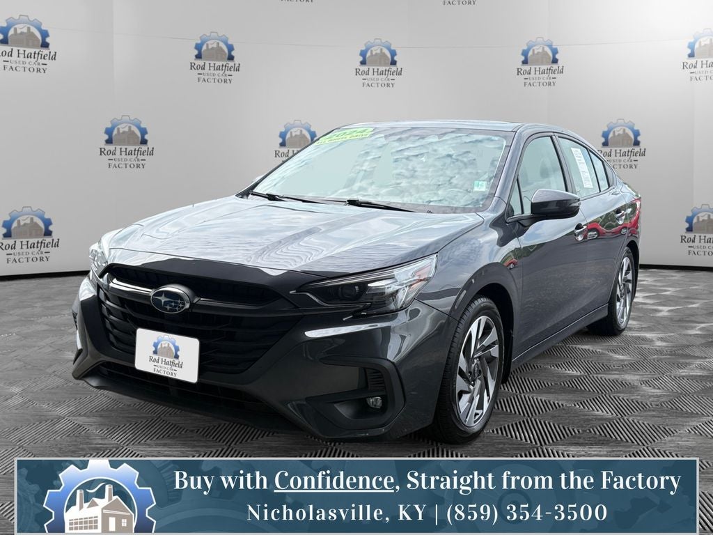 2024 Subaru Legacy Limited in Gray Metallic — front three-quarter view