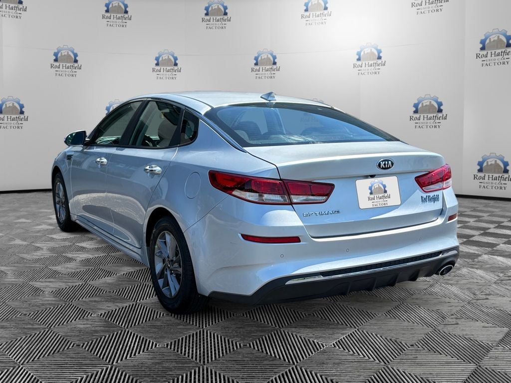 2020 Kia Optima — rear three-quarter view