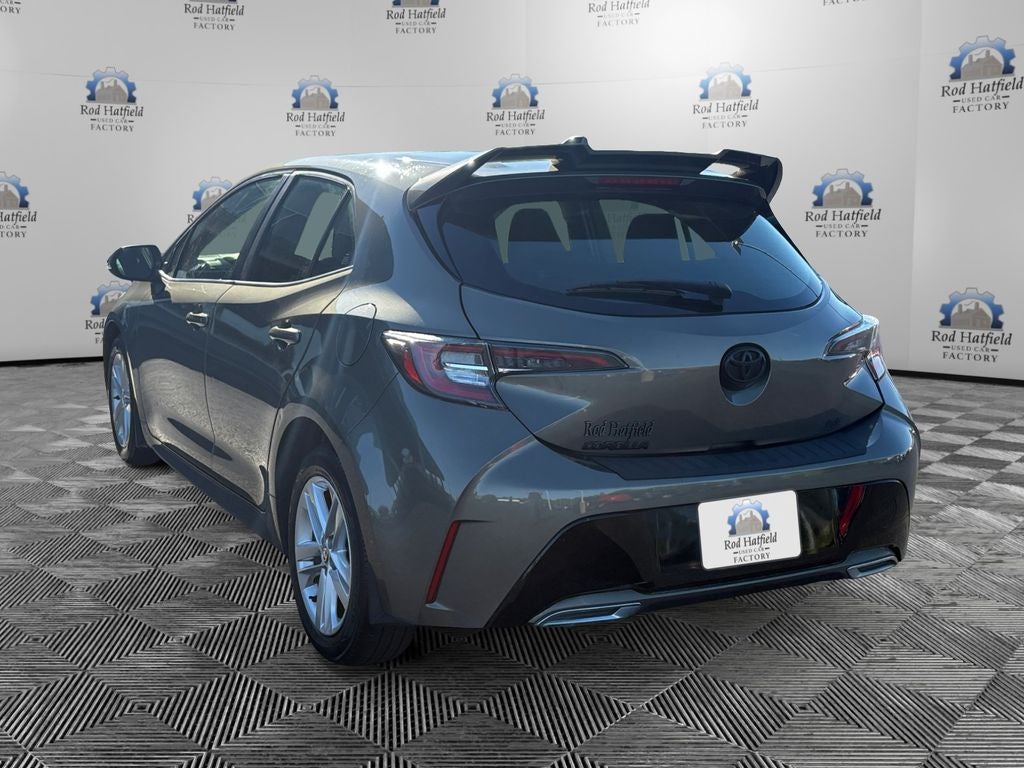 2020 Toyota Corolla Hatchback — rear three-quarter view