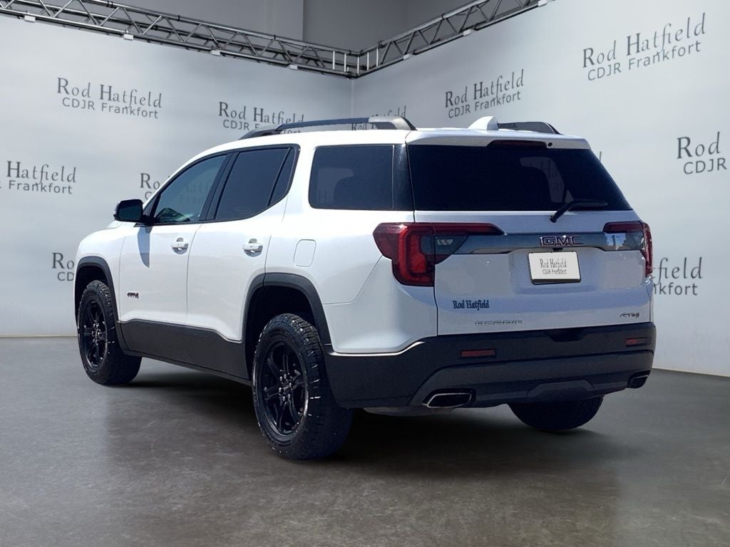 2021 GMC Acadia — rear three-quarter view
