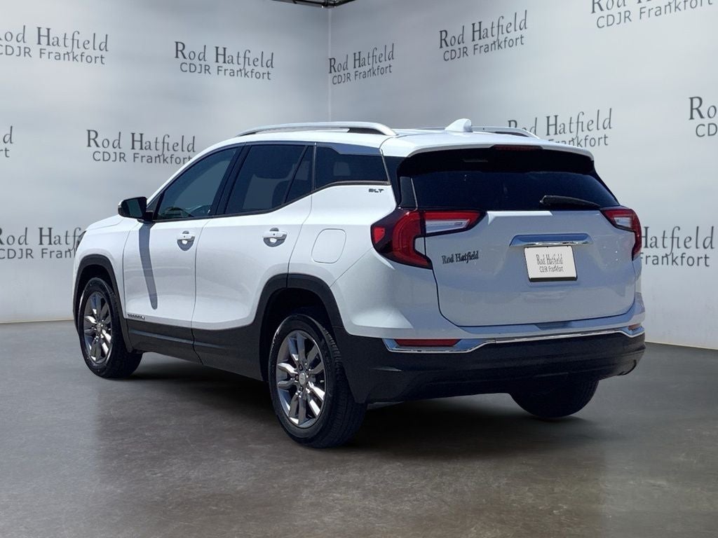 2022 GMC Terrain — rear three-quarter view